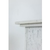 Paire de colonnes de style Art Déco, en marbre blanc, XXe siècle. LS6476409P 46
