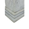 Paire de colonnes de style Art Déco, en marbre blanc, XXe siècle. LS6476409P 40