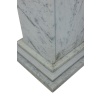 Paire de colonnes de style Art Déco, en marbre blanc, XXe siècle. LS6476409P 29