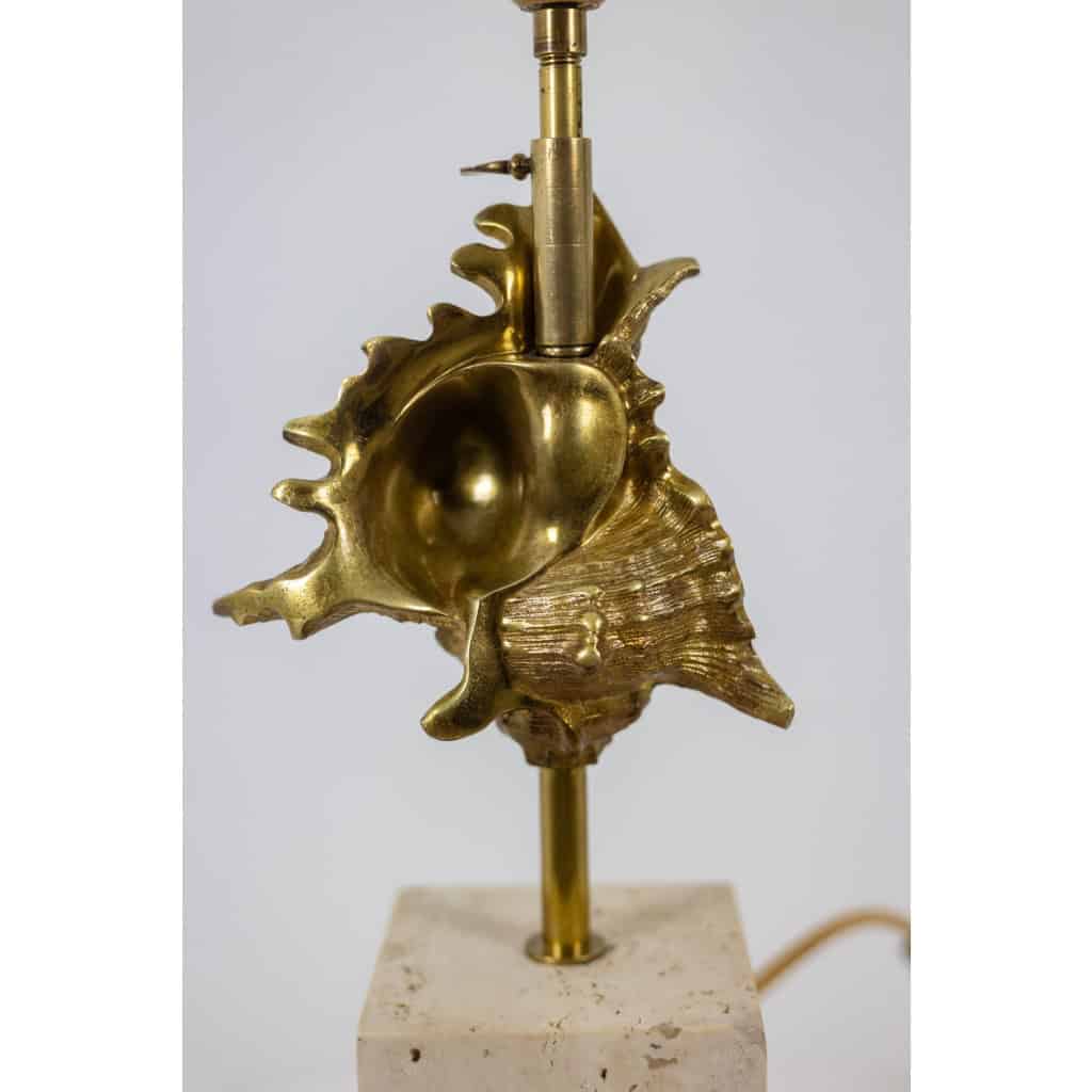 Maison Charles. Lampe coquillage en bronze doré. France, années 1970 LS65851021 4