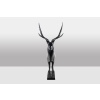 François Pompon. Cerf, sculpture en bronze grandeur nature. Tirage 2006. LS659260003D 17