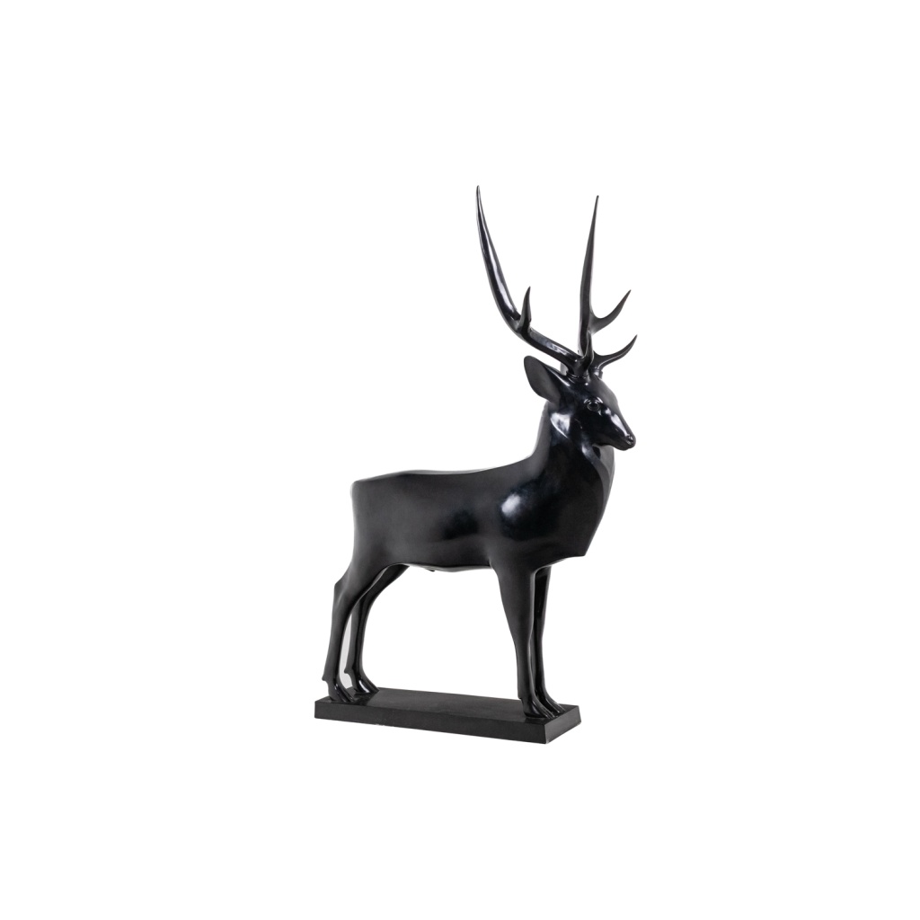 François Pompon. Cerf, sculpture en bronze grandeur nature. Tirage 2006. LS659260003D 3