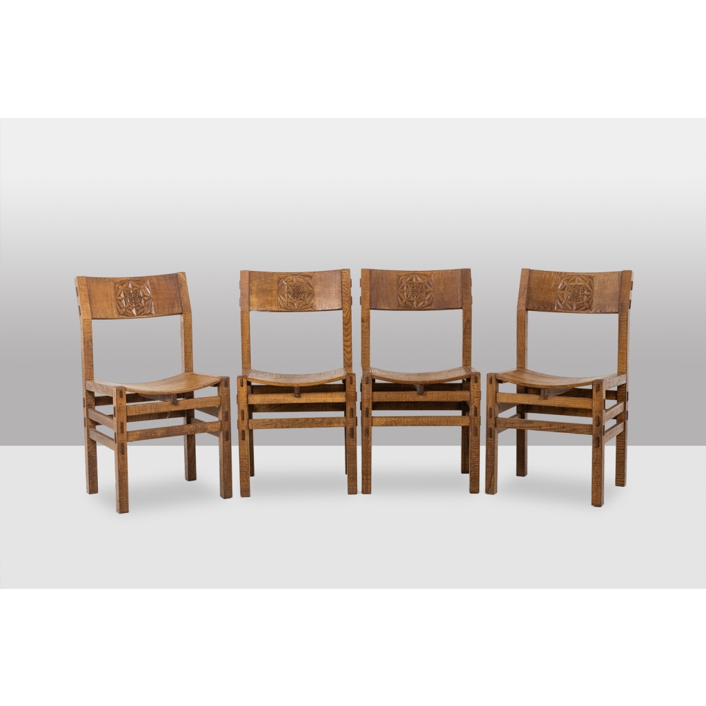 Officina Rivadossi. Table et 4 chaises de style Brutaliste. Italie, vers 1970 LS65692309P 19