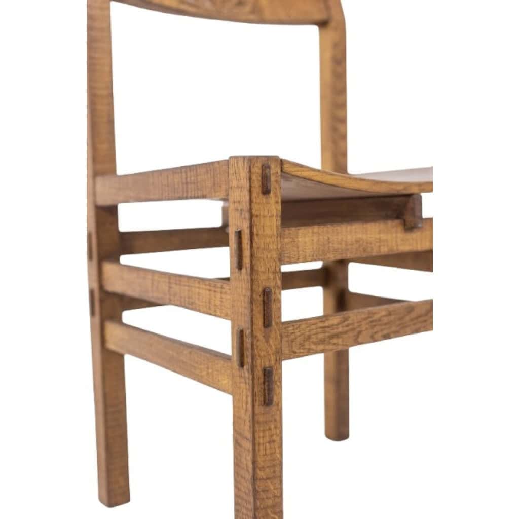 Officina Rivadossi. Table et 4 chaises de style Brutaliste. Italie, vers 1970 LS65692309P 9