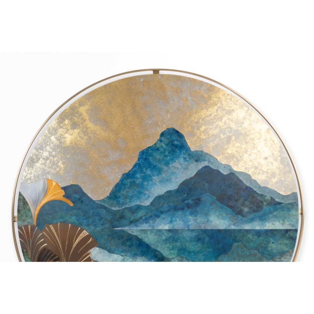 Tableau en marqueterie de laiton oxydé. Contemporain. LS65302405P 6