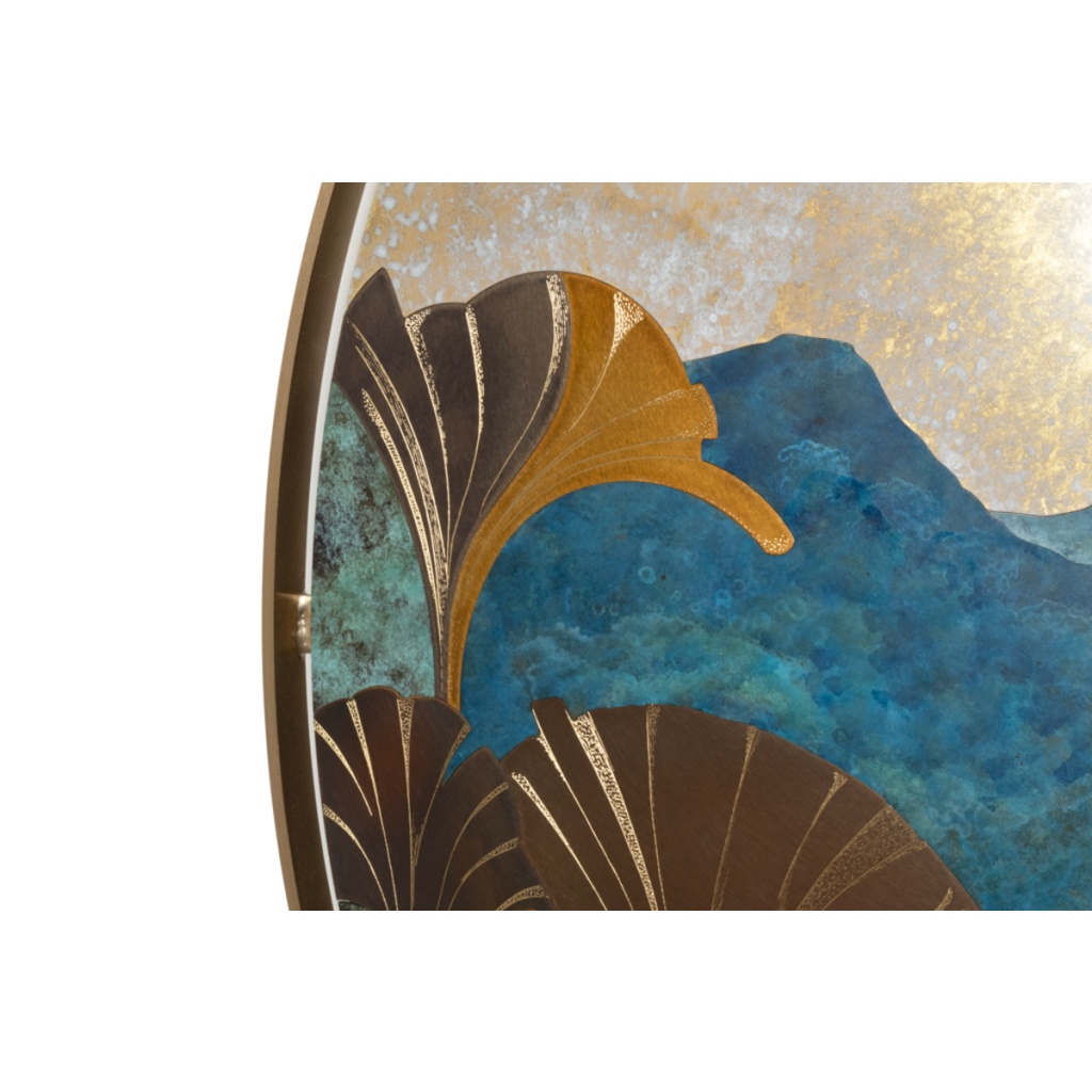 Tableau en marqueterie de laiton oxydé. Contemporain. LS65302405P 8