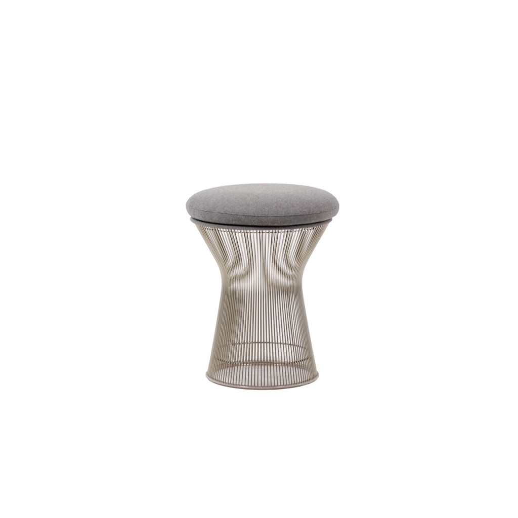 Warren Platner pour Knoll. Tabouret rond, piètement métal. Circa 1970 LS6556559T 3