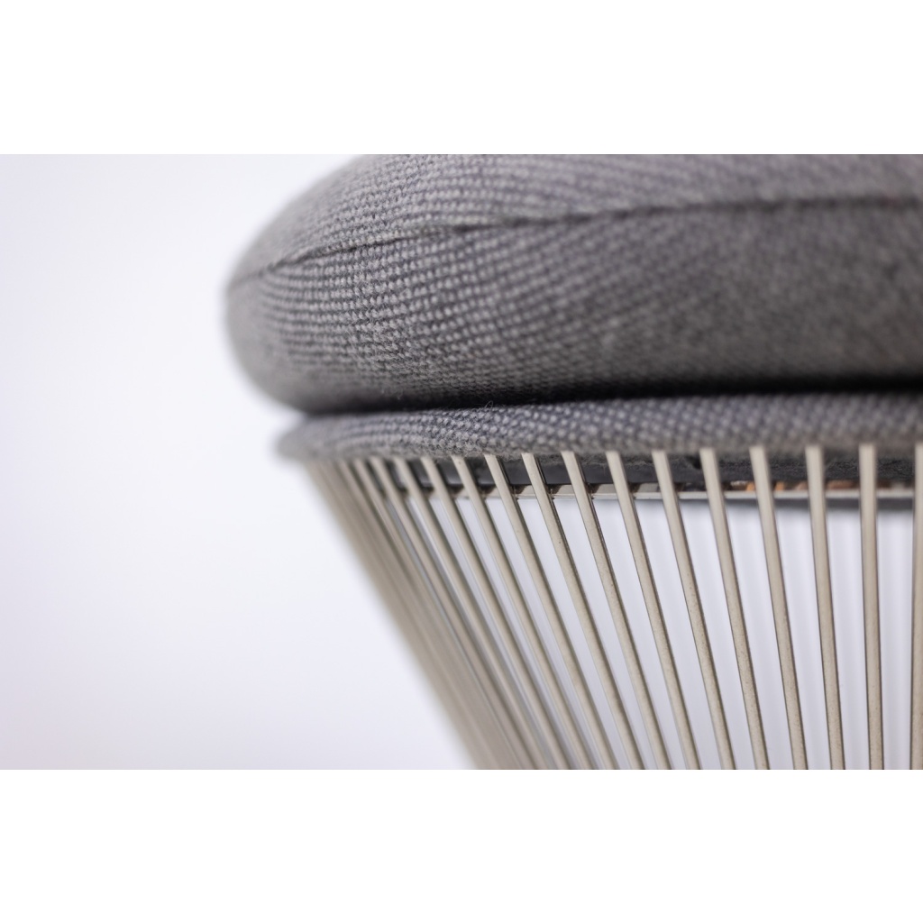 Warren Platner pour Knoll. Tabouret rond, piètement métal. Circa 1970 LS6556559T 4