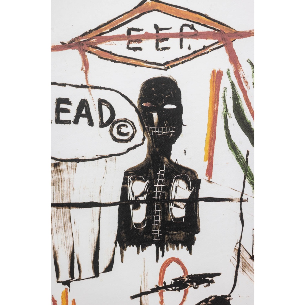 Jean-Michel Basquiat. Numbered color silkscreen print. 1990s. LS6633B89/1 5