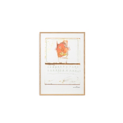 Jean-Michel Basquiat. Sérigraphie en couleurs numérotée. Années 1990. LS6633A80/1