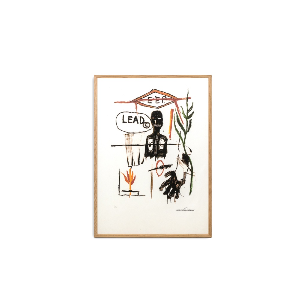 Jean-Michel Basquiat. Numbered color silkscreen print. 1990s. LS6633B89/1 3