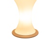Enrico Tronconi Lampadaire « Bambou », en verre opalin blanc. Années 70. LS6571887T 18