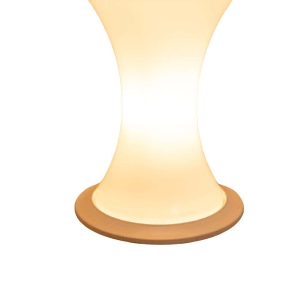 Enrico Tronconi Lampadaire « Bambou », en verre opalin blanc. Années 70. LS6571887T 8