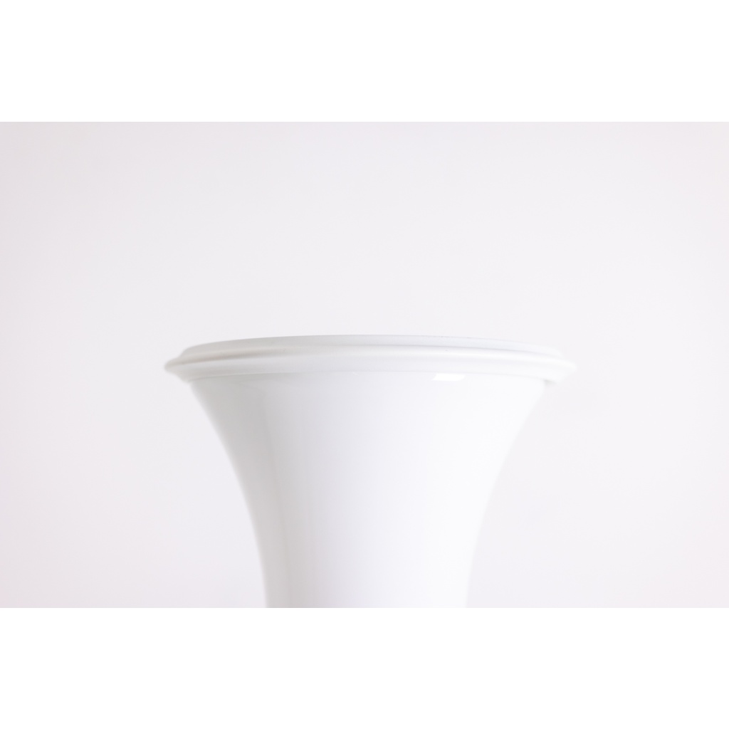 Enrico Tronconi Lampadaire « Bambou », en verre opalin blanc. Années 70. LS6571887T 11