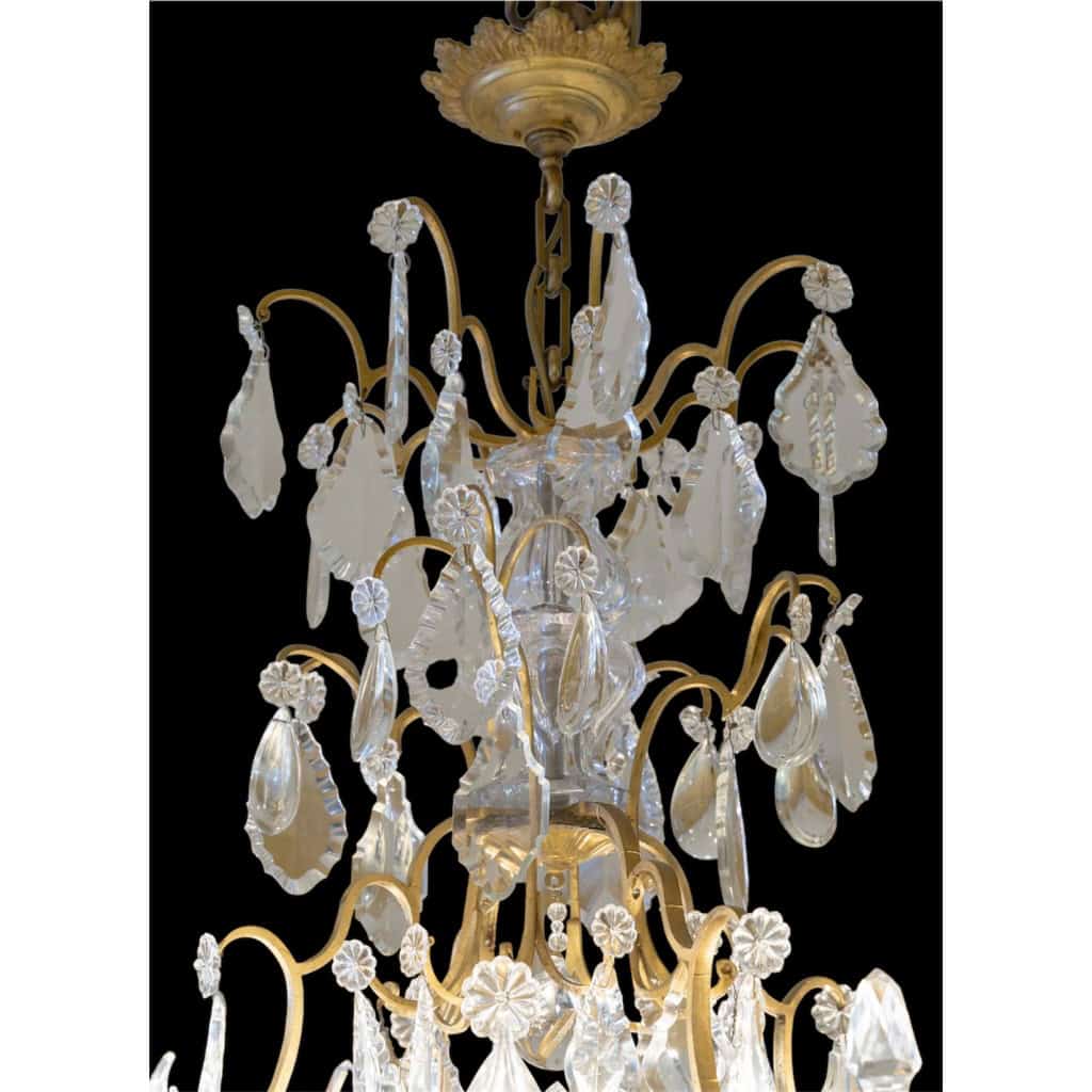 Lustre en cristal de style Louis XV circa 1890 5