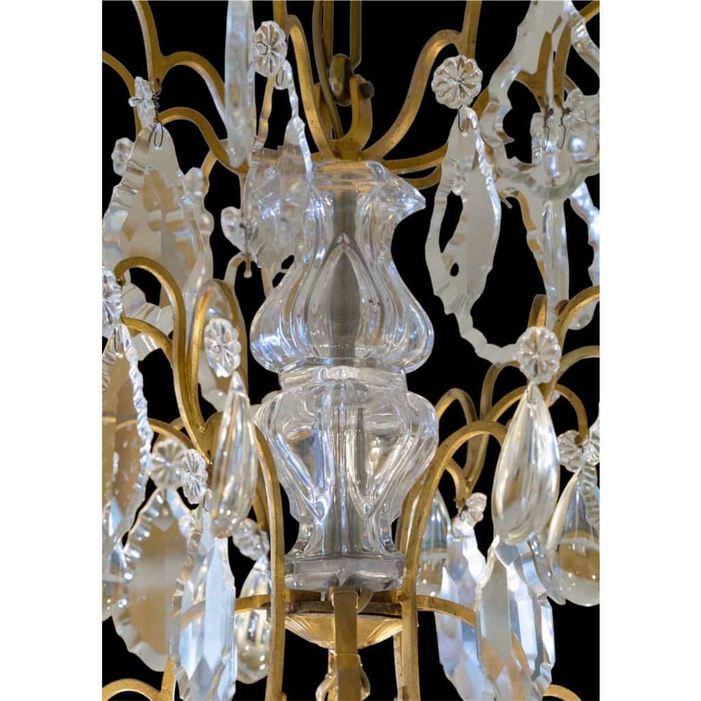 Lustre en cristal de style Louis XV circa 1890 6