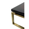 Maison Charles. Table basse en bronze et plateau laqué. Années 1970. LS6552634 16