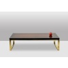 Maison Charles. Table basse en bronze et plateau laqué. Années 1970. LS6552634 20