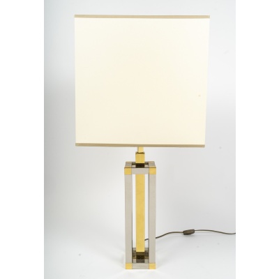 Paire de lampes des années 70 dans le goût de Willy RIZZO