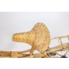 Vélo habillé de bambou et de rotin. Travail artisanal des années 1970. LS6631358 29