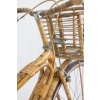 Vélo habillé de bambou et de rotin. Travail artisanal des années 1970. LS6631358 28