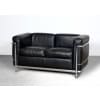 Le Corbusier, Perriand, Jeanneret – Cassina – Canapé LC2 Cuir Noir 2 places 6