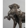 Sculpture – Chien Setter Au Lièvre , Alfred Dubucand (1828 – 1894) – Bronze 13