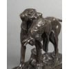 Sculpture – Chien Setter Au Lièvre , Alfred Dubucand (1828 – 1894) – Bronze 17