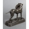 Sculpture – Chien Setter Au Lièvre , Alfred Dubucand (1828 – 1894) – Bronze 20