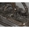 Sculpture – Chien Setter Au Lièvre , Alfred Dubucand (1828 – 1894) – Bronze 21