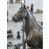 Sculpture – Cheval À La Barrière , Godefroid Devreese (1861-1941) – Bronze 14