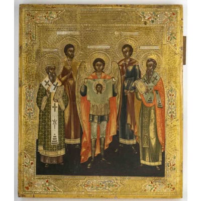 Icone Russe, d’époque XIXème. 3 Icone Russe, d’époque XIXème. 3