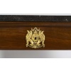 Petite console en acajou et bronze doré, d’époque Ier empire (1804-18015), XIXème siècle. 15