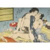 Série de 8 estampes érotiques japonaises, d’époque XIXème siècle. 17