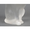 LALIQUE – Chat assis en cristal XXe – signé Lalique France 19