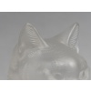 LALIQUE – Chat assis en cristal XXe – signé Lalique France 21