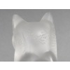 LALIQUE – Chat assis en cristal XXe – signé Lalique France 28