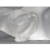 LALIQUE – Chat couché en cristal XXe Signé Lalique France 22