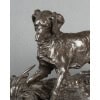 Sculpture – Chien À L’ Arrêt , Pierre – Jules Mêne (1810-1879) – Bronze 14