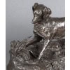 Sculpture – Chien À L’ Arrêt , Pierre – Jules Mêne (1810-1879) – Bronze 18