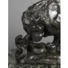 Sculpture – Le Lion Au Serpent , Antoine – Louis Barye (1795-1875) – Bronze 18