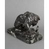 Sculpture – Le Lion Au Serpent , Antoine – Louis Barye (1795-1875) – Bronze 21