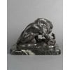 Sculpture – Le Lion Au Serpent , Antoine – Louis Barye (1795-1875) – Bronze 19