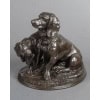 Sculpture – Groupe De Bassets , Ravageot Et Ravageode , Emmanuel Frémiet (1824 -1910) – Bronze 16