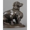 Sculpture – Groupe De Bassets , Ravageot Et Ravageode , Emmanuel Frémiet (1824 -1910) – Bronze 22
