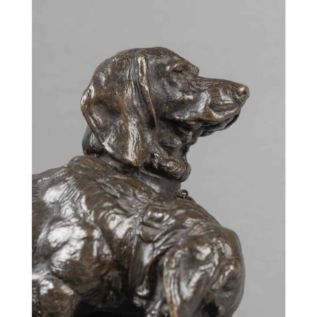 Sculpture – Groupe De Bassets , Ravageot Et Ravageode , Emmanuel Frémiet (1824 -1910) – Bronze 11