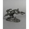 Sculpture – Le Lièvre Courant , Alfred Barye (1839-1882) – Bronze 18
