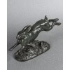 Sculpture – Le Lièvre Courant , Alfred Barye (1839-1882) – Bronze 20