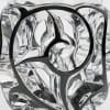 Lalique France – Vase Tourbillons Cristal Blanc Emaillé Noir 21