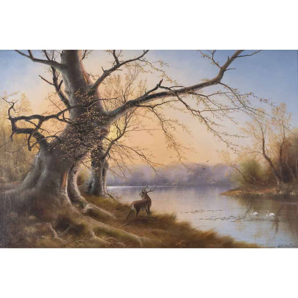 Nils Hans CHRISTIANSEN (1850-1922), La forêt 3